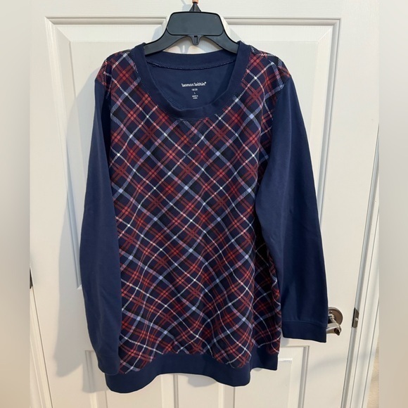 Woman Within Tops - Woman Within Printed Sweatshirt size 18/20